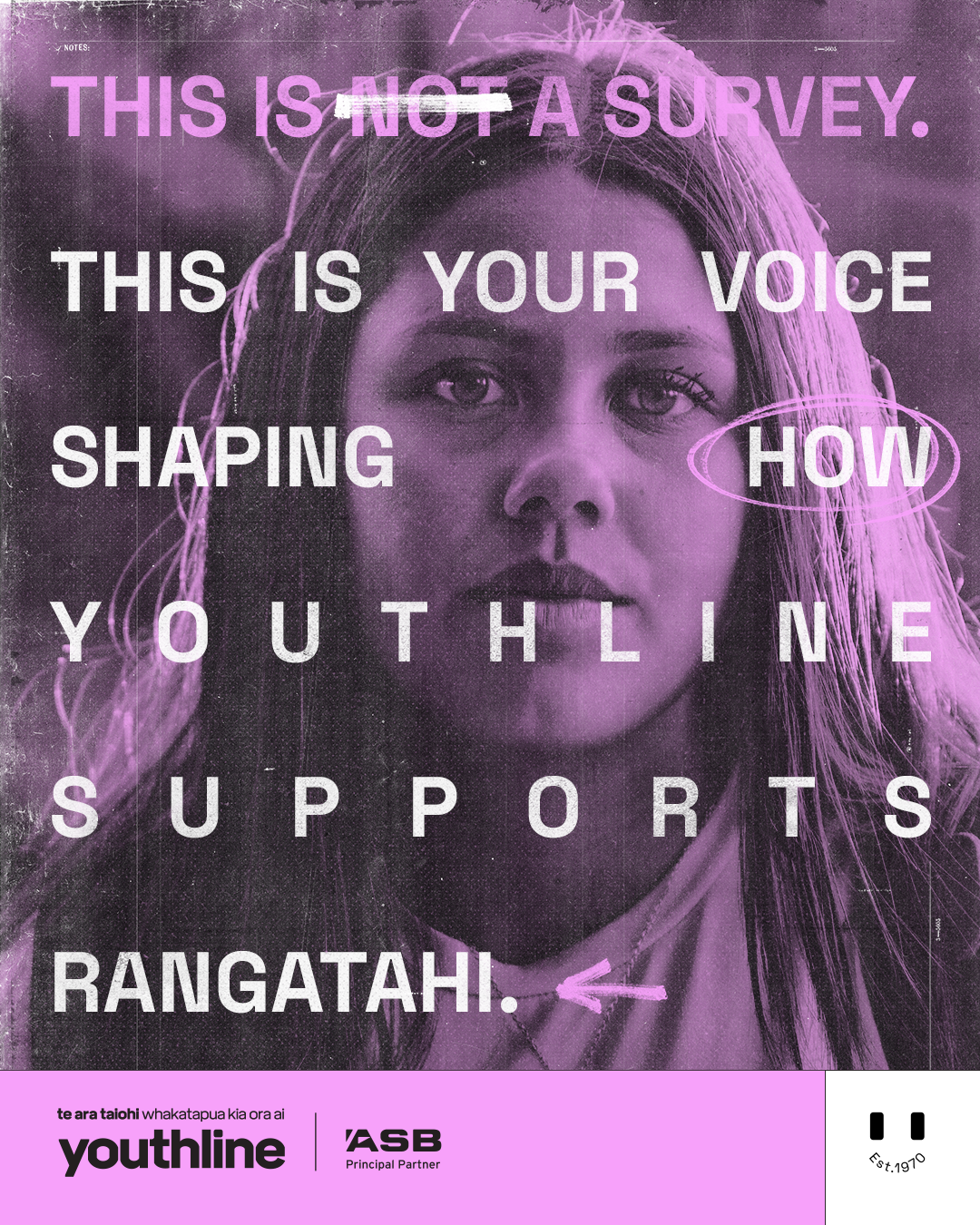 This is not a survey. Youthline Supports Rangatahi